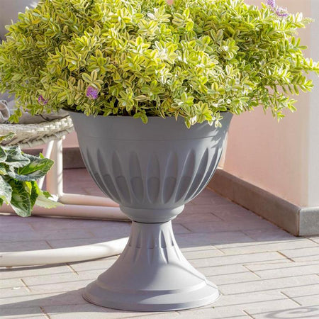 Vaso Pvc A Calice Ø Cm 43 X H.46 Lt.20 - Grigio - Bama