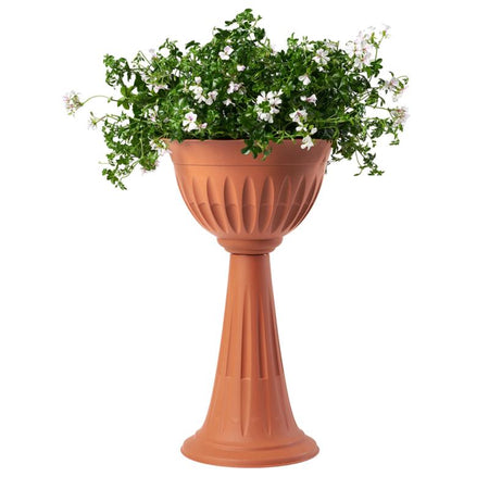 Vaso Pvc A Colonna Ø Cm 43 X H.74,5 Lt.20 - Terracotta - Bama
