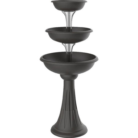 Ciotola Per Fiori Con Colonna 'Trevi' Ø Cm 30/40/50 - Grigio - Bama