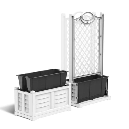 Vaso Rettangolare Interno Per Fioriera 'Separe'/Arredo' 79 X 35 X H 37 Cm Lt.63 - Antracite - Bama