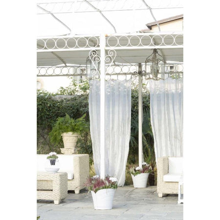 Vaso 'Tulipano' In Set Cm 34,5 X 19 X H 30 Lt. 5 - Bianco - Bama