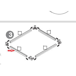 R Profilo Piccolo X Base Kit Coprilavatrice Resina 68X64Xh88 Cm Bianco- 1,0 Pz
