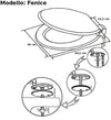 Sedile Laccato Universale Nanni Bianco Cardinale
