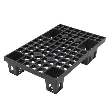 Mini Pallet In Polipropilene - Bancale Da Esterno E Interno Pedana Incastrabile E Inforcabile Su 4 Lati Made In Italy ‎60X40X12 Cm Carico Statico 250 Kg Carico Dinamico 250 Kg