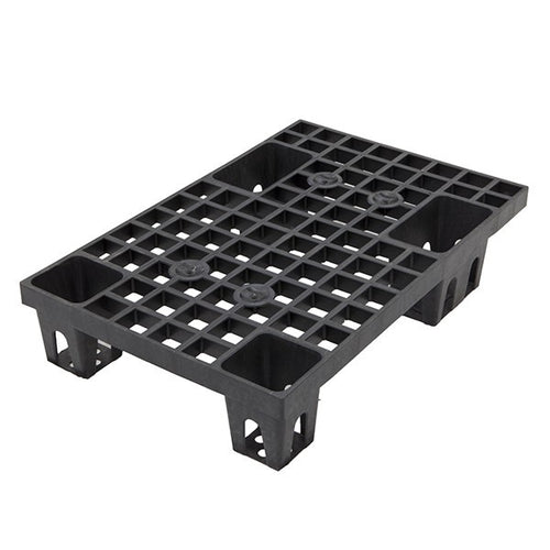 Mini Pallet In Polipropilene - Bancale Da Esterno E Interno Pedana Incastrabile E Inforcabile Su 4 Lati Made In Italy ‎60X40X12 Cm Carico Statico 250 Kg Carico Dinamico 250 Kg