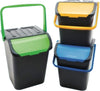 Pattumiera Per Raccolta Differenziata Set 'Ecologic Tris' Cm 38 X 36,5 X H.45 - 35 Lt. (Misura Singolo Secchio) - Ecoplast