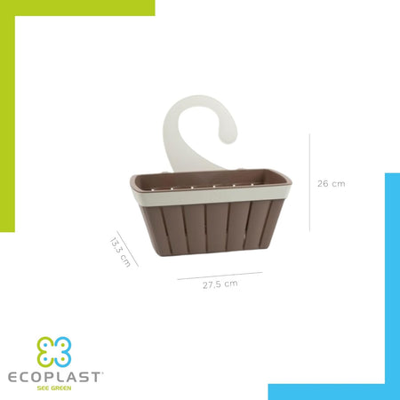 Cestello Appendibile Per Doccia 'Doga' Colore Bianco - Ecoplast