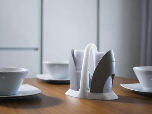 Portabicchieri 'Duo' Colore Madreperla/Tortora - Ecoplast