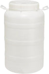 Bidone Fusto 'Bocca Larga' Lt. 50 In Plastica 2 Pezzi Ecoplast