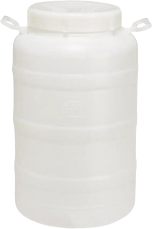 Bidone Fusto 'Bocca Larga' Lt. 50 In Plastica 2 Pezzi Ecoplast