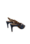 Schutz Sandalo in tessuto tacco 8cm Donna SCHUTZ con fasce in pelle cuoio da donna
