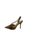 AREZZO Slingback maculata tacco 11cm Donna con catena oro da donna