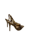 AREZZO Slingback maculata tacco 11cm Donna con catena oro da donna