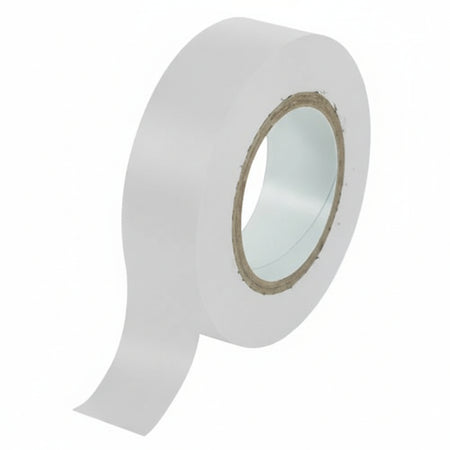 Nastro Isolante Mm 19X25 Mt - Bianco - 12 Pezzi