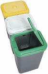 Pattumiera Raccolta Differenziata Set 'Trio' 25 Lt. Cm 78,5 X 32 X 47,4 - Tontarelli