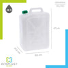 Tanica Per Alimenti Lt. 25- 4 Pezzi - Ecoplast