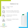 Tanica Per Alimenti Lt. 10 Confezione 5 Pezzi - Ecoplast
