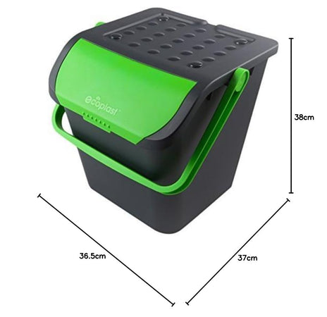 Pattumiera Per Raccolta Differenziata 'Ecologic' 28 Lt. - Cm 38 X 36,5 X H 37 - Ecoplast