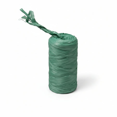 Rafia Sintetica In Rotolo Verde- - Gr.100 In Rotoli - 2 Kg