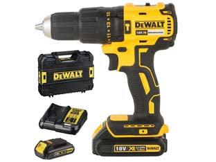 Trapano Avvitatore A Percuss. 2 Batt. Litio 18V 1,5Ah (Dcd778S2T-Qw)- - 2 Batterie Al Litio Da 1,5Ah - 1 Pezzi Dewalt