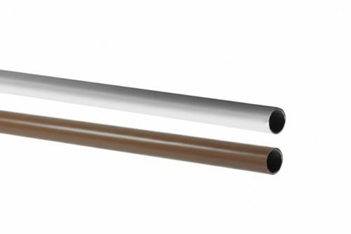 Tubo Armadio Tondo- - Ø Mm.18X Mt.2,5 Di Altezza Colore Marrone - 5 Pezzi