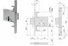 Serratura Triplice Da Infilare A Cilindro 56016- - Mm.70 (56016700) - 1 Pezzi Cisa