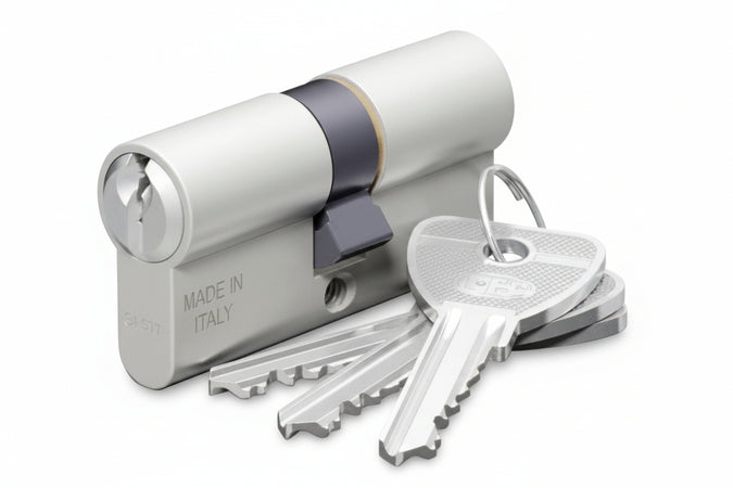 Doppio Cilindro Sagomato In Alluminio 120- - Mm.47 Centrato (23,5X23,5) (120.23.23) - 1 Pezzi Omec