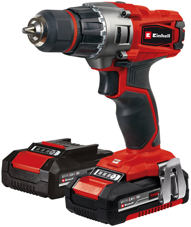 Einhell Trapano Avvitatore A Batteria Te-Cd 18/2 Li 2 Bat Kit