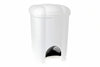Pattumiera Carolina Apertura A Pedale Con Secchio Interno- - Cm.27,5X30,2X41,5H. Lt.16 Panna - 4 Pezzi Tontarelli