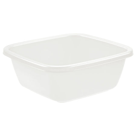 Bacinella Quadra 38 X 38 H.15 Cm / 14 Lt - Bianca - Tontarelli