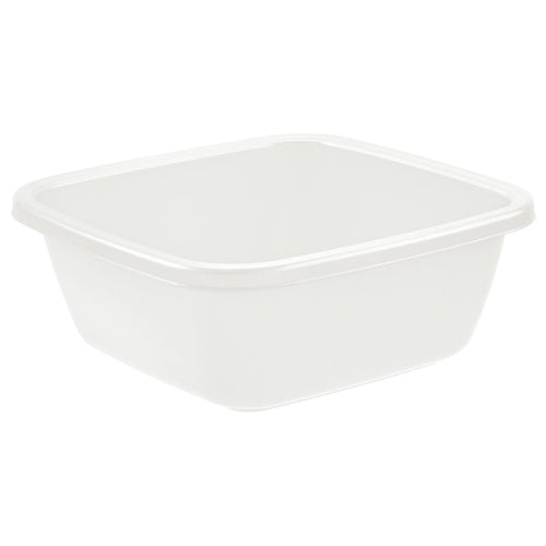 Bacinella Quadra 38 X 38 H.15 Cm / 14 Lt - Bianca - Tontarelli