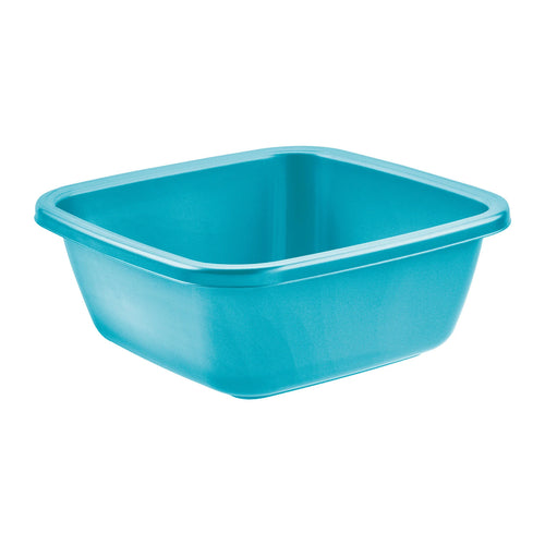 Bacinella Quadra 30 X 30 H.12 Cm / 6 Lt - Blu Delfino - Tontarelli