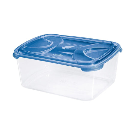 Contenitore Rettangolare In Plastica 'Frigo Box' Lt5 Cm 31X24Xh.10,2 Acqua Trasp. - Tontarelli