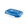 Contenitore Rettangolare In Plastica 'Frigo Box' Lt1,15 Cm 21,4X15Xh.6 Acqua Trasp. - Tontarelli