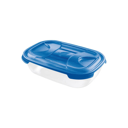 Contenitore Rettangolare In Plastica 'Frigo Box' Lt1,15 Cm 21,4X15Xh.6 Acqua Trasp. - Tontarelli