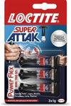 Super Attak Power Gel Mino Dosi 3 X Gr.1 - 24 Pezzi Loctite