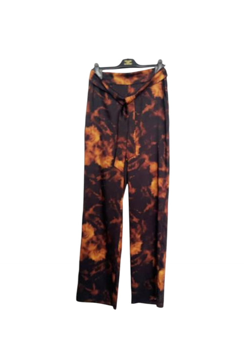 TRASH AND LUXURY Pantalone palazzo Donna fantasia tie dye da donna