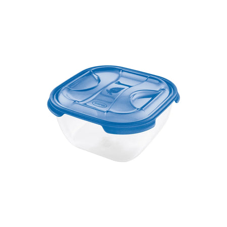 Contenitore Quadro In Plastica 'Frigo Box' Lt2 Cm 19,5X19,5X H.10 Acqua Trasp. - Tontarelli