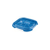 Contenitore Quadro In Plastica 'Frigo Box' Lt0,5 Cm 15,8X15,8Xh.4,35 Acqua Tra - Tontarelli