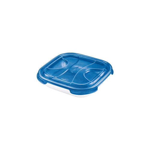Contenitore Quadro In Plastica 'Frigo Box' Lt0,5 Cm 15,8X15,8Xh.4,35 Acqua Tra - Tontarelli