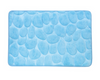 Tappeto Antiscivolo Bagno Ciottoli 40X60 Cm- Azzurro- Spire- Pezzi 1
