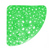 Tappeto Antiscivolo Per Doccia Angolo Mod. Margherita Cm 59X59- Verde- Dh