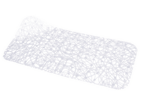 Tappeto Antiscivolo Per Vasca Mod. Lux Cm 72X36- Cristallo- Dh- Pezzi 1