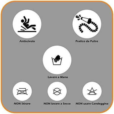 Zerbino Modulare Nido D’Ape In Gomma Nera Antiscivolo Misura 50 X 100 Cm