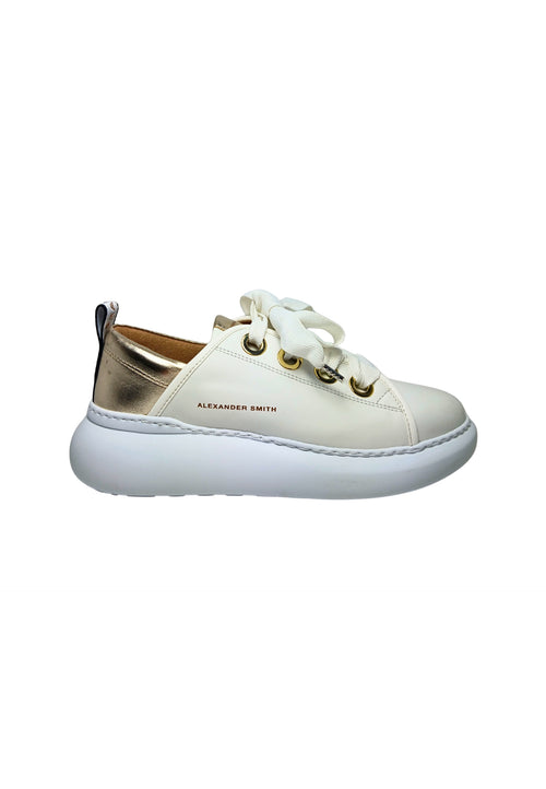 ALEXANDER SMITH Scarpe Donna Alexander Smith Sneakers Queen-White Gold da donna