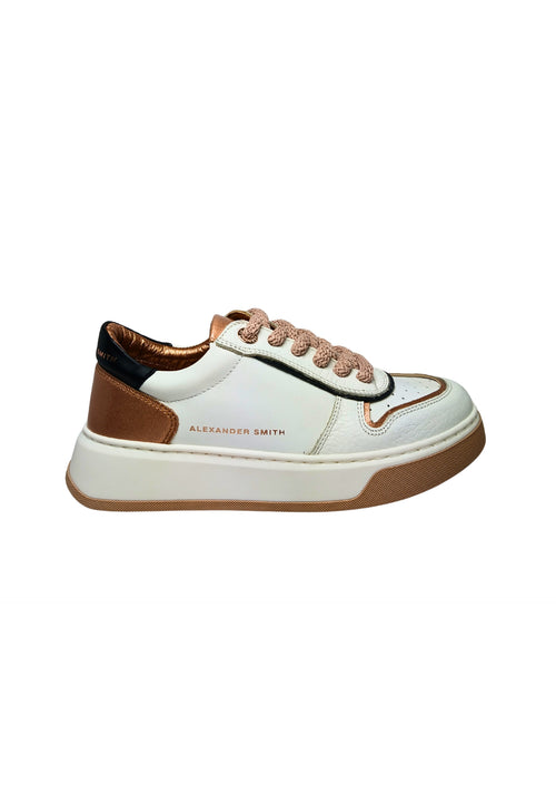 ALEXANDER SMITH Scarpe Donna Alexander Smith Sneakers Harrow Woman-White Copper da donna