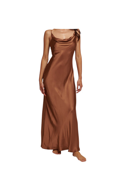 BIKINI MIMA Vestito lungo sottanina Donna con scollo morbido da donna