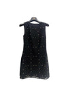 TRASH AND LUXURY Vestito corto smanicato in pizzo Donna con borchie oro da donna