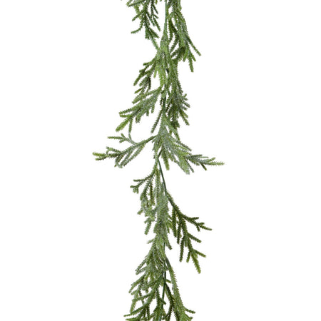 Ghirlanda natalizia verde in PE, decorazione natalizia, festone da 180 cm