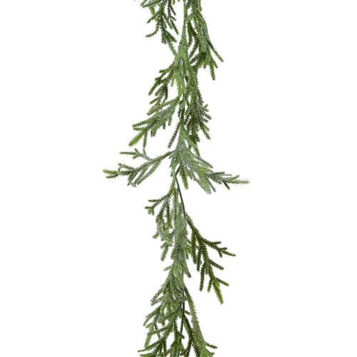 Ghirlanda natalizia verde in PE, decorazione natalizia, festone da 180 cm